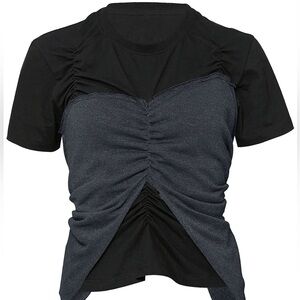bustier layered tshirt from FlareUp